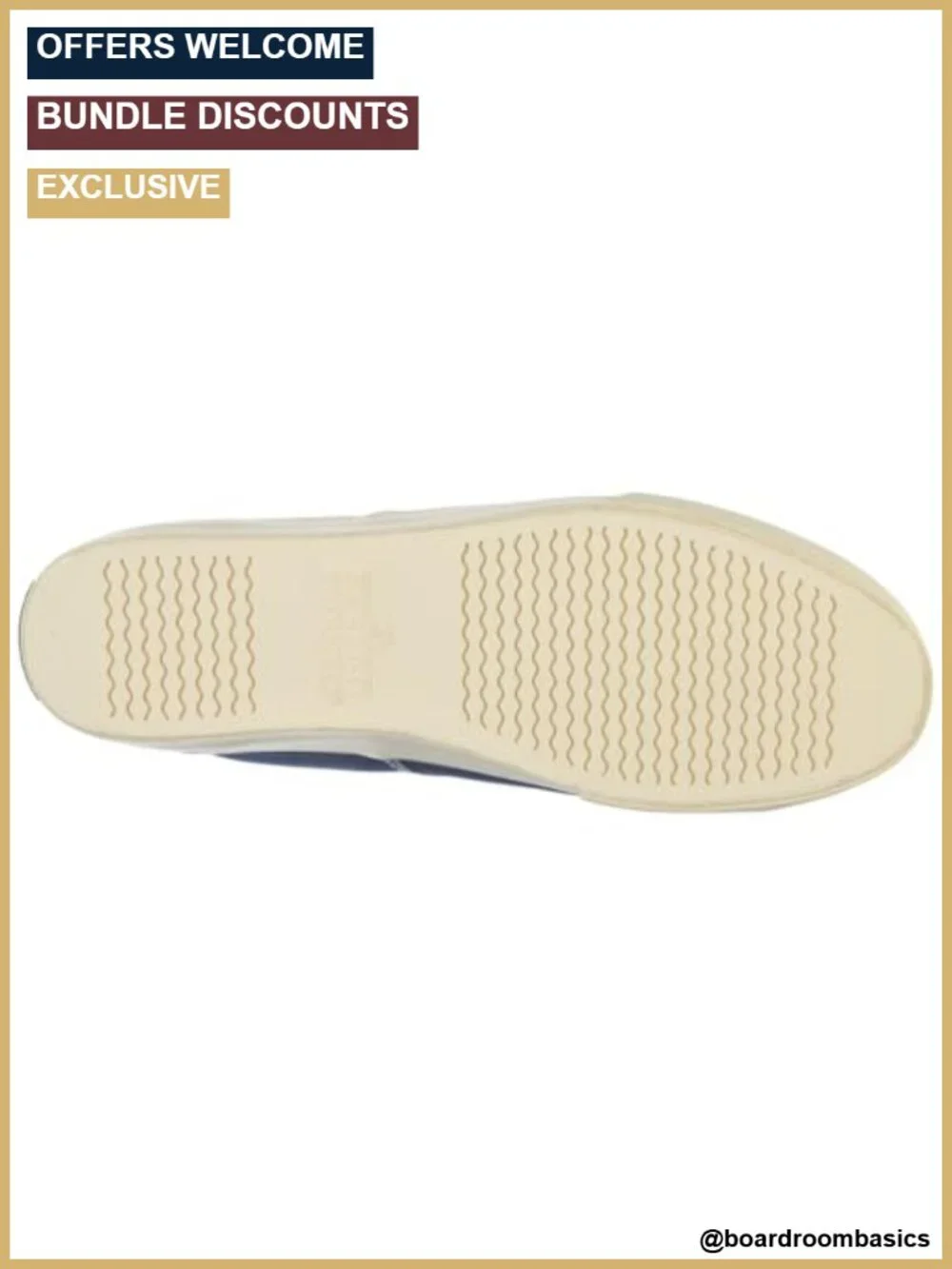 Men's Canvas Boat Shoes - Non-Marking Anti-Slip Rubber Sole, Lace-Up Casual